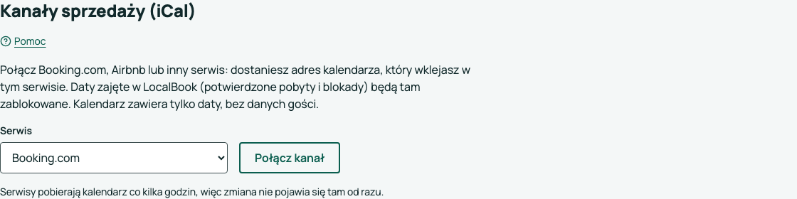Sekcja Kanały sprzedaży